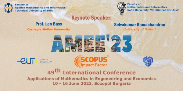 49-та Международна конференция „Приложение на математиката в индустрията и икономиката” , 10.06-16.06.2023, Созопол